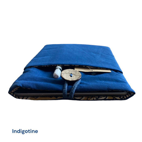 Étui d'iPad Mini en Coton teint à l'Indigo Naturel.